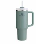 STANLEY Quencher H2.0 Flowstate Drinking Bottle with Straw 1.18L - Thermo Mug Cools Up to 11 Hours, 48 Ice Cold - Dishwasher Safe - Thermos Bottle BPA Free Stainless Steel - Shale - 10-10824-400