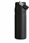 STANLEY 1913 Flip Straw drinking bottle with straw 0.7L - thermal mug cools for 10 hours - ice cold for 3 days - BPA-free - leak-proof - for cup holders - dishwasher safe - black - 10-11283-143