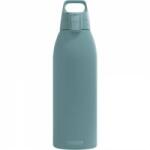 SIGG - Insulated drinking bottle - Thermos bottle Shield Therm One Morning Blue - carbonated drinks - leak-proof - dishwasher safe - BPA-free - 90% recycled stainless steel - gray blue - 1.5L - 6218.80