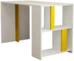 Hanah Home Tanulóasztal White Yellow Lima - Fehér, Sárga (8683342169882)