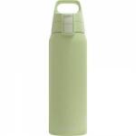 SIGG - Insulated drinking bottle - Thermos bottle Shield Therm One Eco Green carbonated drinks - Leak-proof - Dishwasher safe - BPA-free - 90% recycled stainless steel - Light green - 0.75L - 6021.00