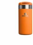 STANLEY 1913 Aerolight Transit Thermo Mug 0.35L - Keeps Hot for 4 Hours - Dishwasher Safe - Coffee Mug To Go Leak-Proof - Compatible with Common Car Drink Holders - Goldenrod Coral - 100000111740