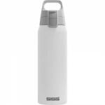 SIGG - Insulated drinking bottle - Thermos bottle Shield Therm One White carbonated drinks - Leak-proof - Dishwasher safe - BPA-free - 90% recycled stainless steel - White - 0.75L - 6053.20
