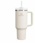 STANLEY 1913 Quencher H2.0 Flowstate Drinking Bottle with Straw 1.2L - Thermo Mug Cools 11 Hours - 48 Hours Ice Cold - Dishwasher Safe - Thermos Bottle BPA Free - Drinking Cup - Cream 2.0 - 100000144324