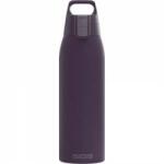 SIGG - Insulated drinking bottle - Thermos bottle Shield Therm One Nocturne carbonated drinks - Leak-proof - Dishwasher safe - BPA-free - 90% recycled stainless steel - Dark purple - 1L - 6021.90