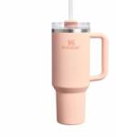 STANLEY 1913 Quencher H2.0 Flowstate Drinking Bottle with Straw 1.2L - Thermo Mug Cools Up to 11 Hours, 48 Ice Cooled - Thermos Bottle BPA Free Stainless Steel - Orange Cream - 100000115663