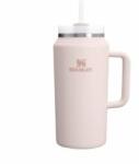 STANLEY 1913 Quencher H2.0 FlowState drinking bottle with straw 1.9L - Thermo mug Cools for 15 hours - 60 hours Ice cold - Dishwasher safe - Thermos bottle BPA free - Drinking cup - Rose Quartz - 100000112504