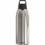 SIGG - Insulated drinking bottle - Thermos bottle Shield Therm One Brushed - carbonated drinks - leak-proof - dishwasher safe - BPA-free - 90% recycled stainless steel - silver - 1.5L - 6218.10