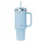 Contigo thermos bottle 1200 ml with handle and straw | Stainless Steel Insulated Thermal Drinking Bottle with Lid | Cools for 29 hours | Travel Mug | Thermo mug | | Glacier - 2212752