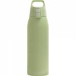 SIGG - Insulated drinking bottle - Thermos bottle Shield Therm One Eco Green carbonated drinks - Leak-proof - Dishwasher safe - BPA-free - 90% recycled stainless steel - Light green - 1L - 6021.60