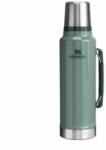 STANLEY 1913 Classic Legendary Thermos Bottle 1.4L - Thermos Keeps Hot or Cold for 40 Hours - Stainless Steel Thermos Flask - BPA Free - Dishwasher Safe - Hammertone Green - 100000115856