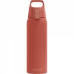 SIGG - Insulated drinking bottle - Thermos bottle Shield Therm One Eco Red carbonated drinks - Leak-proof - Dishwasher safe - BPA-free - 90% recycled stainless steel - Rust red - 0.75L - 6021.20