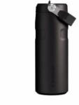 STANLEY 1913 Flip Straw drinking bottle with straw 0.47L - thermal mug cools for 8 hours - ice-cold for 40 hours - BPA-free - leak-proof - for cup holders - dishwasher safe - Black 2.0 - 100000112689