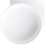 Omnires Cada pe colt asimetrica Omnires Ovo M+ compozit alb mat 120x120 cm (OVO120WNBM) - neakaisa