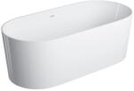 Omnires Cada freestanding Omnires Ovo M+ compozit alb lucios 160x75 cm (OVO160WWZPBP)