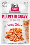Brit Care Cat Fillets in Gravy with Savory Salmon (48 x 85 g) 4.08kg