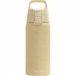 SIGG - Insulated drinking bottle - Thermos bottle Shield Therm One Opti Yellow carbonated drinks - Leak-proof - Dishwasher safe - BPA-free - 90% recycled stainless steel - Light yellow - 0.5L - 6022.30