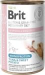 Brit Veterinary Diets Dog Hypoallergenic Mono Tuna konzerv kutyáknak (12 x 400 g) 4.8kg