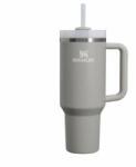 STANLEY 1913 Quencher H2.0 Flowstate Drinking Bottle with Straw 1.2L - Thermo Mug Cools 11 Hours - 48 Hours Ice Cold - Dishwasher Safe - Thermos Bottle BPA Free - Stainless Steel Drinking Cup - Ash - 10000010