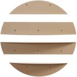  Hanah Home Dekoratív Fém Fali Polc Taupe Vlnt118Cp