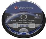 Verbatim MDisc BD-R(10-пакет)Шпиндел/4x/25GB (43825)