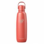 SodaStream Fizz & Go Stainless Steel Soda Bottle 0.9L Double Wall Insulated Thermos Bottle Keeps Hot & Cold for Carbonated Drinks Compatible with DUO, TERRA, ART, ENSO, Papaya Orange - 1062418440