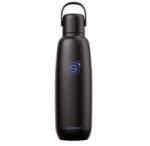 SodaStream Fizz & Go stainless steel soda bottle 0.9 l, double-walled insulated thermos bottle, keeps warm & cold, for carbonated drinks, compatible with DUO, TERRA, ART, ENSO & more, black - 1062413440
