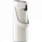 temsa HOGAR Emsa GmbH 515707 Ponza ISO thermos bottle 1, 9 l, stainless steel, 17 x 16.5 x 39 cm, stainless steel, white
