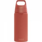 SIGG - Insulated drinking bottle - Thermos bottle Shield Therm One Eco Red - carbonated drinks - leak-proof - dishwasher safe - BPA-free - 90% recycled stainless steel - rust red - 0.5L - 6022.40