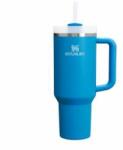 STANLEY 1913 Quencher H2.0 Flowstate Drinking Bottle with Straw 1.2L - Thermo Mug Cools Up to 11 Hours, 48 Ice Cooled - Thermos Bottle BPA Free Stainless Steel - Azure - 10-11824-268