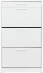 Hanah Home Shoe Cabinet Diamond White Shc-431-Dd-1