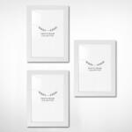  Aberto Design Photo Frame (3 Pieces) White 3BFC1007_1318