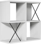  Hanah Home Wall Shelf White Black Extra - White (845HCT1615)