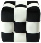  Atelier Del Sofa fekete-fehér patchwork puff