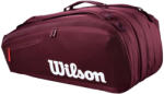 Wilson Defyer V1 Super Tour 15PK Maroon Táska teniszütőhöz