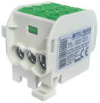OMU System TB63525PE 35/25mm2 1 pólus ónozott fővezetéki leágazókapocs zöld fő: 2x4-35mm2 leágazó: 4x2.5-25mm2 (TB63525PE)