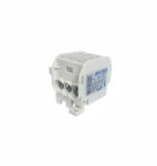 OMU System TB63525L 35/25mm2 1 pólus ónozott fővezetéki leágazókapocs szürke fő: 2x4-35mm2 leágazó: 4x2.5-25mm2 (TB63525L)