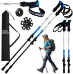 Nordic walking bot, túrabot, szürke - állítható trekking bot kiránduláshoz (v14704_S)
