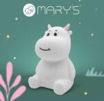 MARYS Lampă de noapte LED din silicon Mary's, RGB, cu formă de vacă, roz