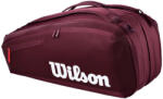 Wilson Defyer V1 Super Tour 9PK Maroon Táska teniszütőhöz