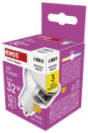 EMOS ZQ8E18 LED izzó Classic MR16 ezüst/ GU10 / 3 W (32 W) / 345 lm / Természetes fehér (1525730427)