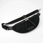 Kolokolo Lumen vászon crossbody táska - fekete