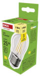 EMOS ZF6D02 LED izzó Filament Mini Globe / E27 / 1, 8 W (25 W) / 250 lm / Meleg fehér (1525743209)