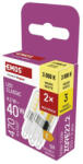 EMOS ZQ9E22.2 LED izzó Classic JC / G9 / 4, 2 W (40 W) / 470 lm / meleg fehér / 2 pcs (1525736215)