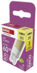 EMOS ZQ9C42 LED izzó Classic JC / G9 / 4, 9 W (60 W) / 806 lm / Meleg fehér (1525766204)