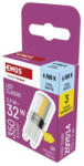 EMOS ZQ9D14 LED izzó Classic JC / G9 / 2, 5 W (32 W) / 350 lm / Hideg fehér (1525736101)