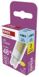 EMOS ZQ9D34 LED izzó Classic JC / G9 / 4, 3 W (48 W) / 600 lm / Hideg fehér (1525766203)