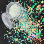 Essaco Körömdíszítő - Flakes - Rainbow - Ab (83023)