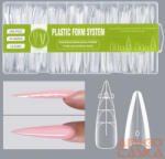  256 Db-Os Plastic Form System - Sandwich Nail Dual Form - 16 Méretben - 84590 (84589)