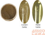 Essaco Körömdíszítő - Chrome Por | Metál Por -qqs-2307104 Gold Powder-Tükörfényes hatás
